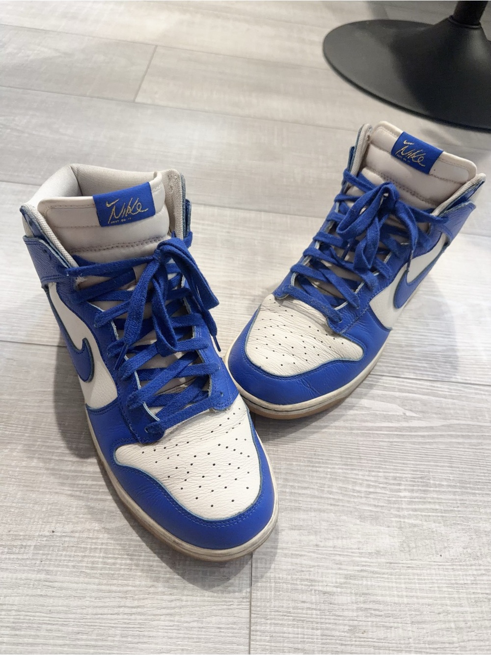 Nike Dunk Hi Retro SE Racer Blue Gum Blue/White High Top Sneaker FV6612-001
